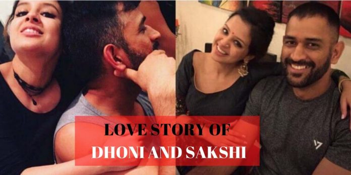 dhoni sakshi love story