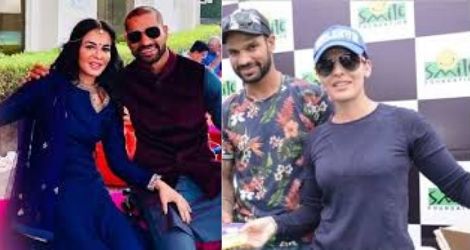 shikhar dhawan & Ayesha Mukherjee love story