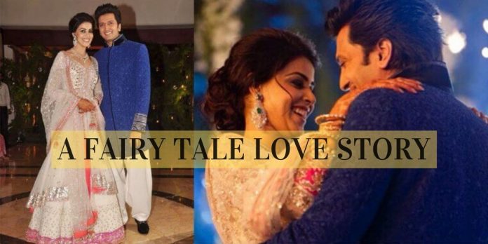 RITESH AND GENELIA LOVE STORY: A FAIRY TALE LOVE STORY