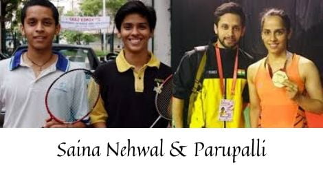 Saina Nehwal & Parupalli kashyap love story