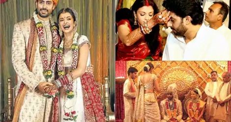 Abhishek and Aishwarya's marriage