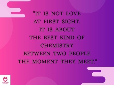LOVE AT FIRST SIGHT QUOTES ONLY
