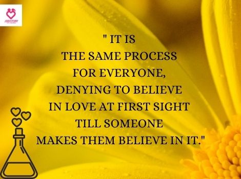 LOVE AT FIRST SIGHT QUOTES ONLY