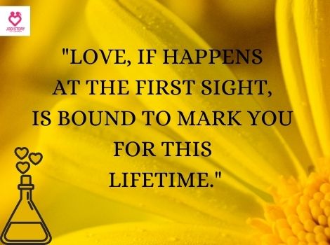 LOVE AT FIRST SIGHT QUOTES ONLY