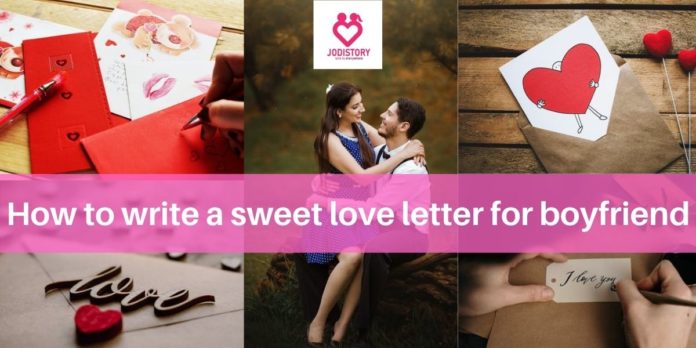 sweet love letter for him
