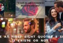 LOVE AT FIRST SIGHT QUOTES AND SIGNS