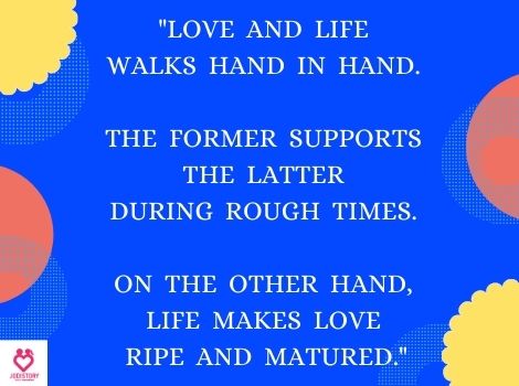 LOVE QUOTES ON LIFE