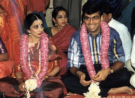 Viswanathan Anand and Aruna Anand's marriage
