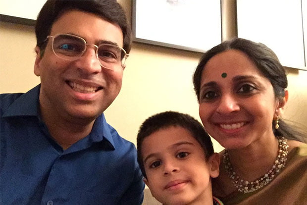 Viswanathan Anand's family