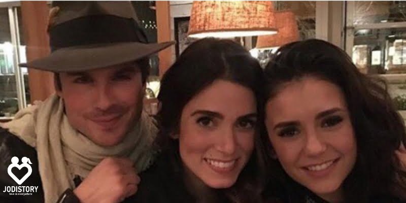 Nina Dobrev with Ex Ian Somerhalder with wife Nikki Reed