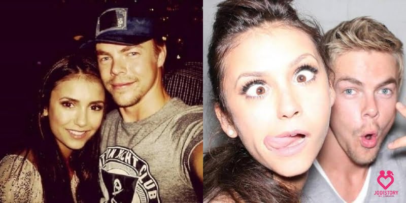 Derek Hough with Nina Dobrev