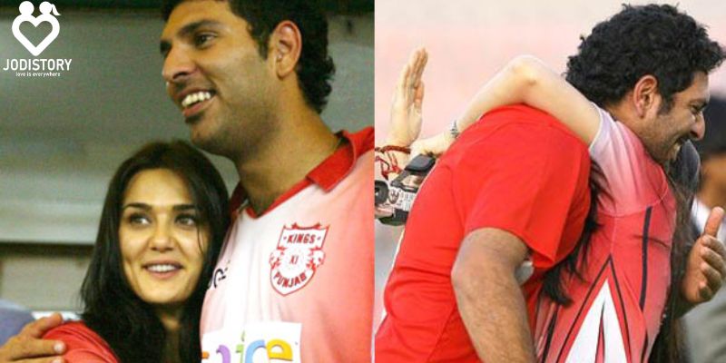 Preity Zinta & Yuvraj Singh.