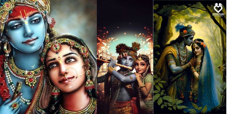 Krishna & Radha love.