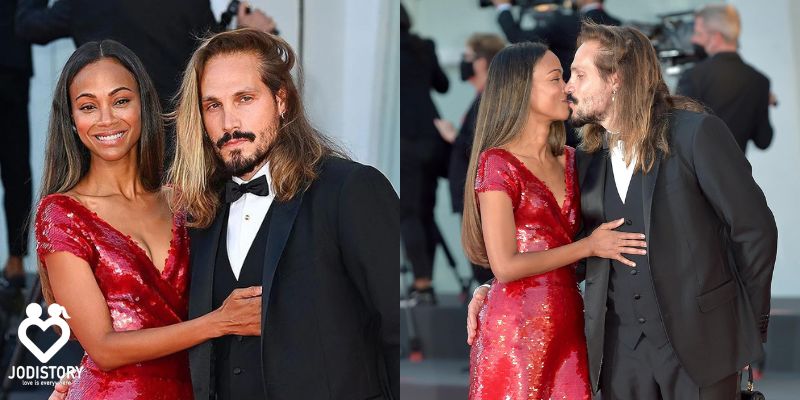 Zoe Saldana and Marco Perego love story