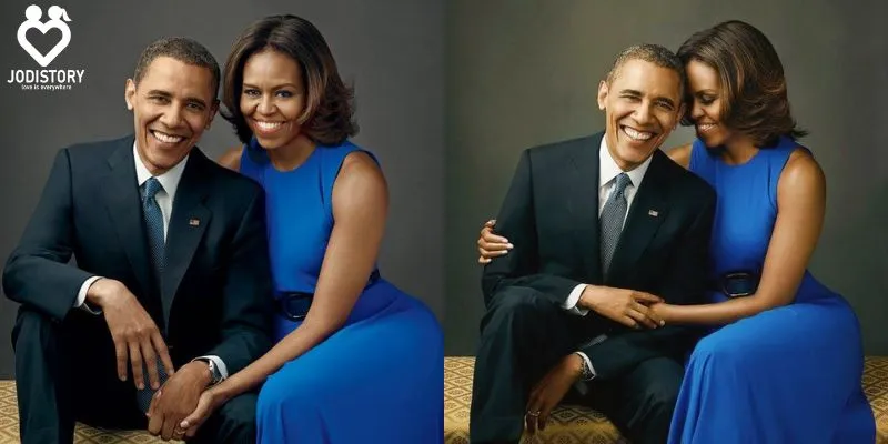 Barack Obama and Michelle Obama love story