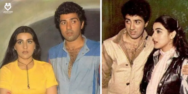 Amrita Singh and Sunny Deol