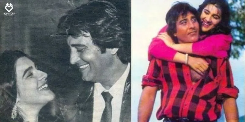 Amrita singh and Vinod Khanna